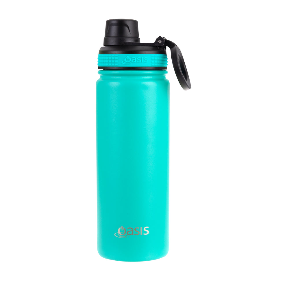Oasis Double Wall Insulated Sports Bottle - 550ml - Turquoise