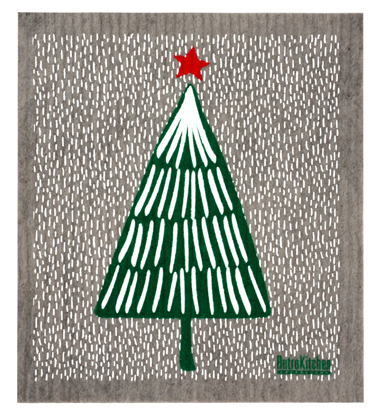 Retro_Kitchen_Dish_Cloth_Christmas_Trees
