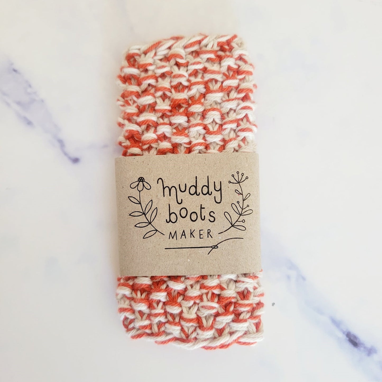 Muddy Boots Maker - Knitted Cotton Dish Cloth