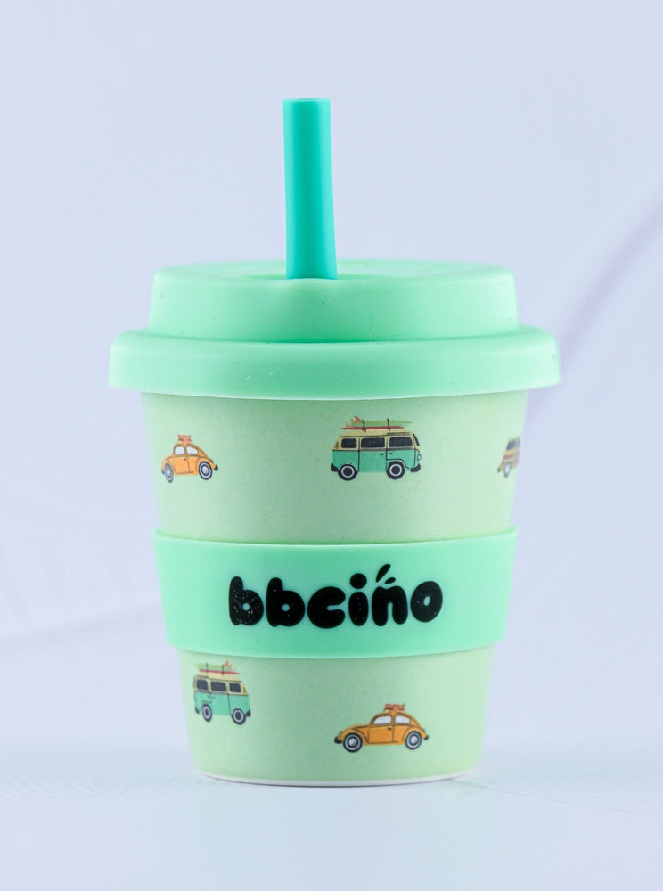bbcino - Reusable Babyccino Cup - 4oz - Ay, CAR-amba