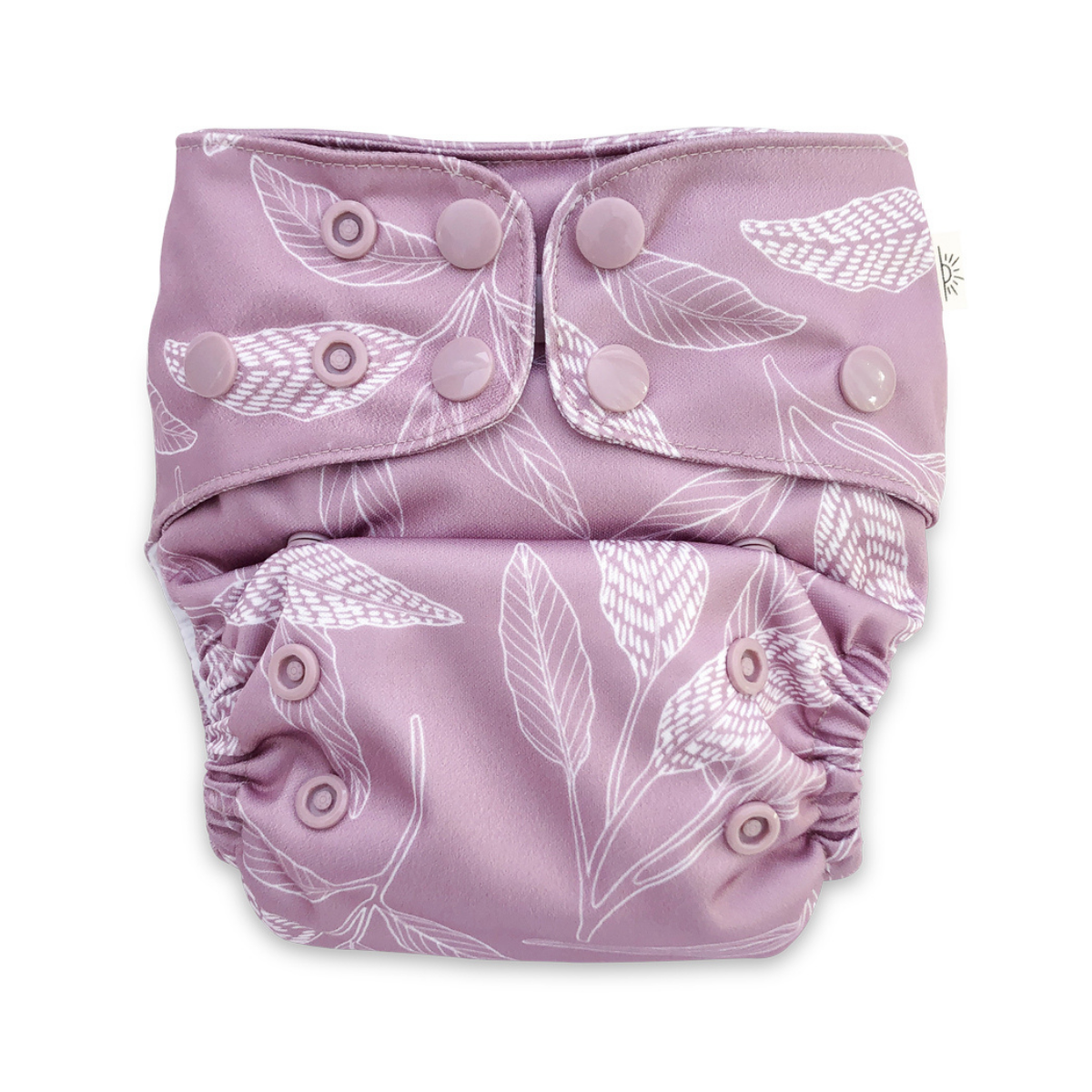 EcoNaps_Mauve_Native_Cloth_Nappy