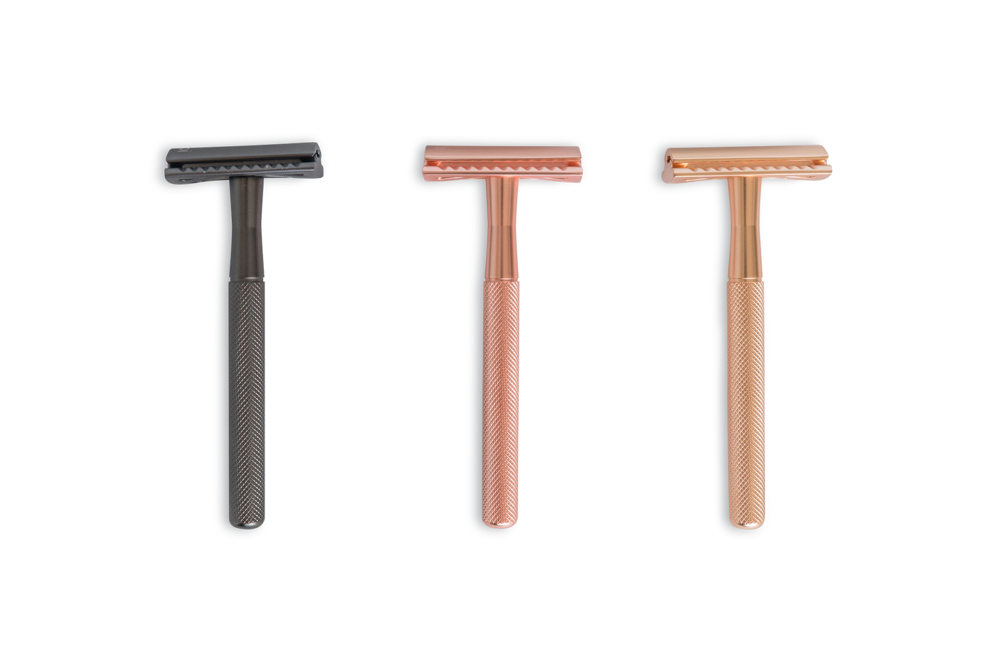 Kappi_safety_razors_black_gold_rose_gold