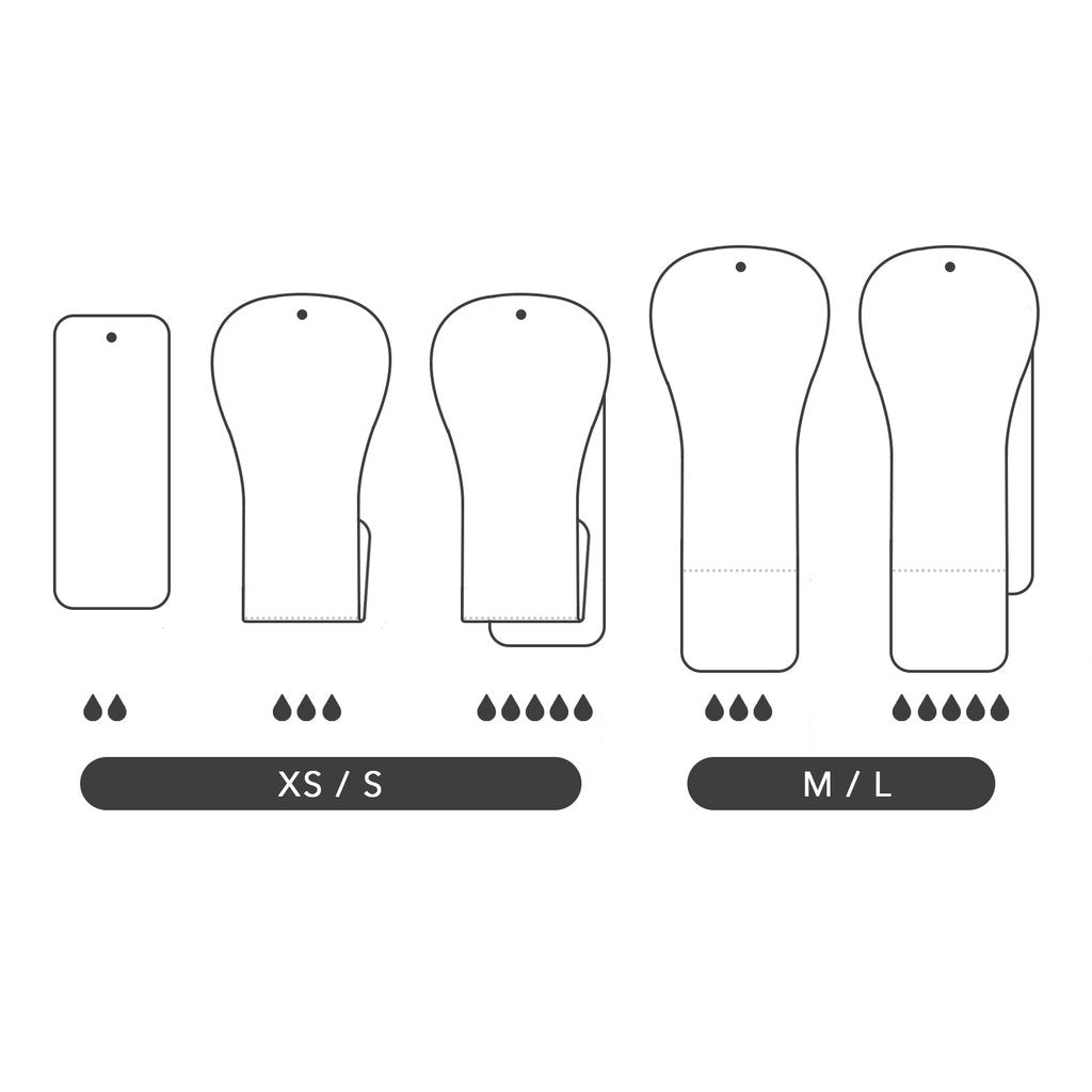 Convertible Bamboo Insert kit (4 Sets)