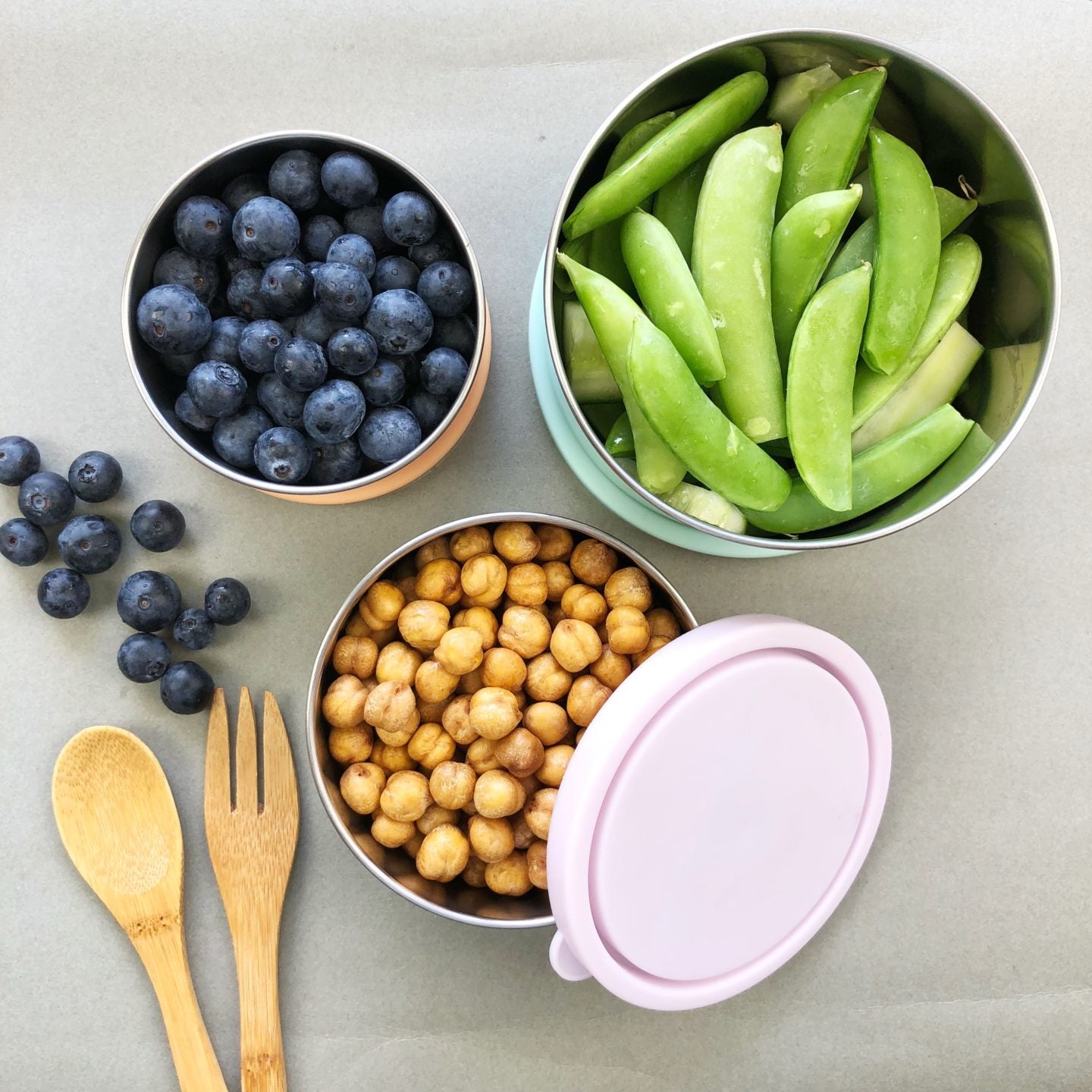 Round Nesting Containers - Set Of 3