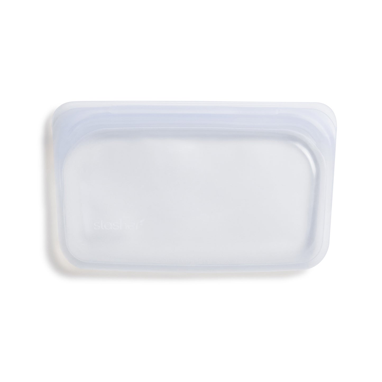 Stasher Reusable Silicone Snack Bag Clear
