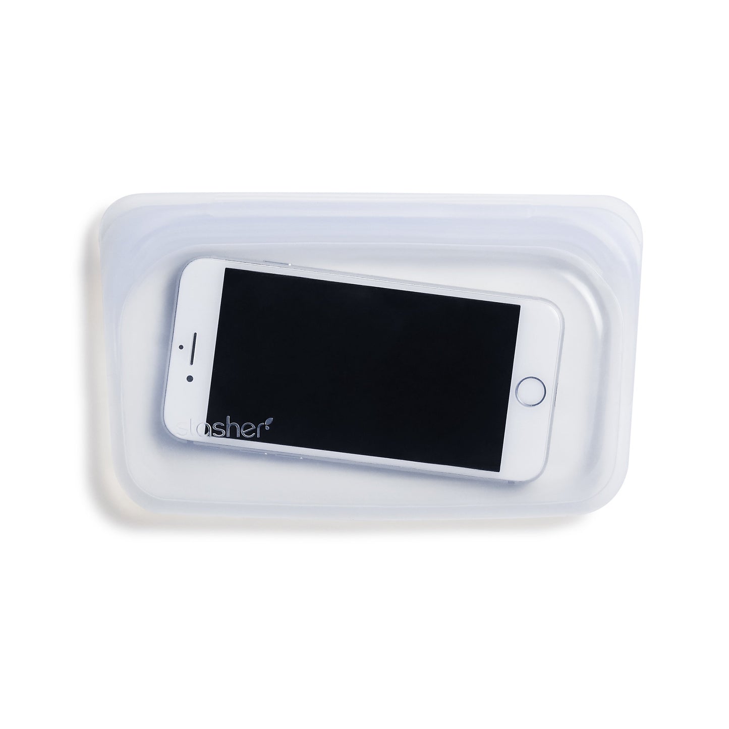 Stasher Reusable Silicone Snack Bag Clear