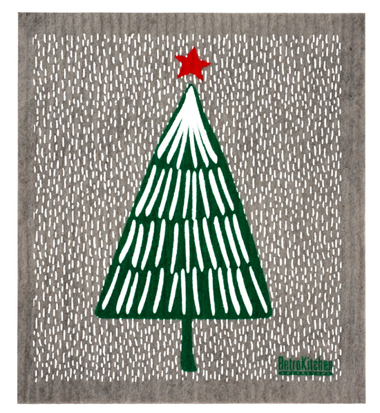 Retro_Kitchen_Dish_Cloth_Christmas_Trees