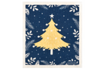 Retro Kitchen Dish Cloth - Christmas Tree