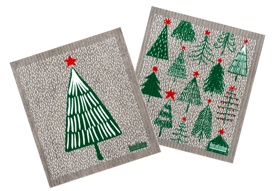 Retro_Kitchen_Dish_Cloth_Christmas_Trees