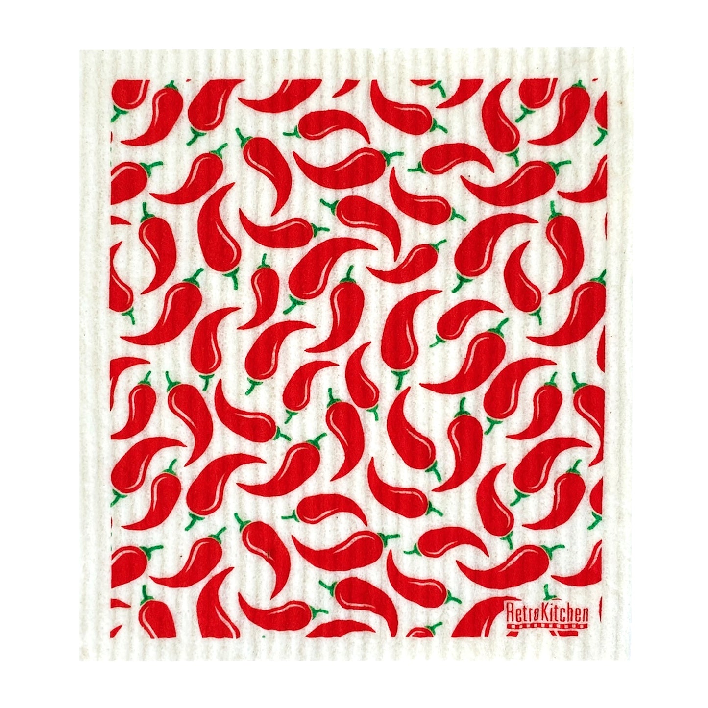 Retro_Kitchen_Dish_Cloth_Chillies