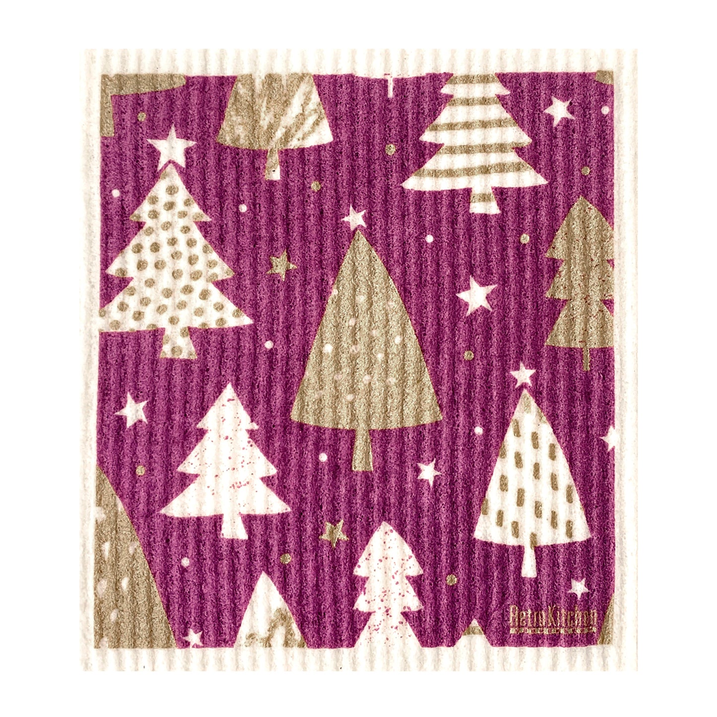 Retro_Kitchen_Dish_Cloth_Christmas_Trees