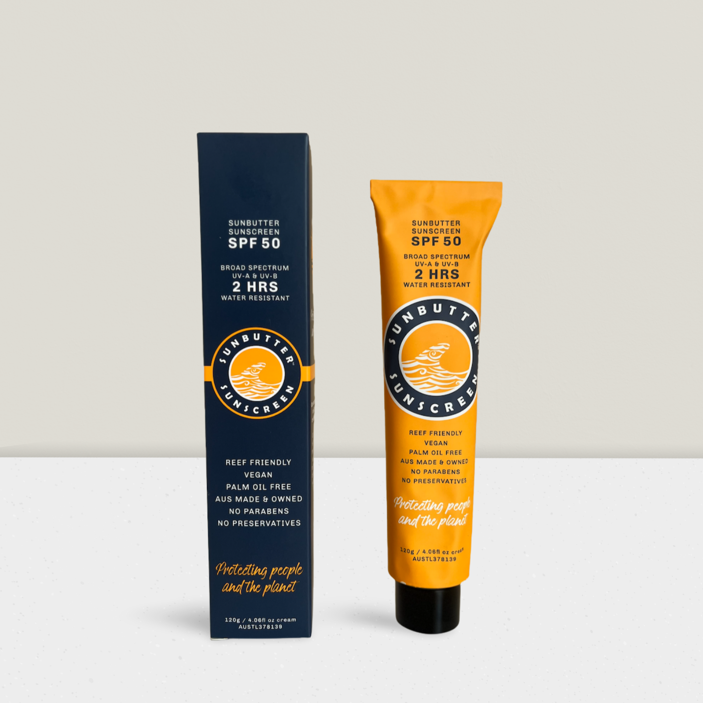 Sunbutter_SPF50_Reef-Safe_Sunscreen_120g_Tube