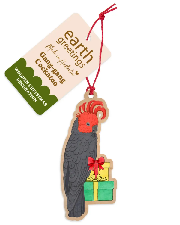 Earth Greetings Wooden Christmas Decoration (various)