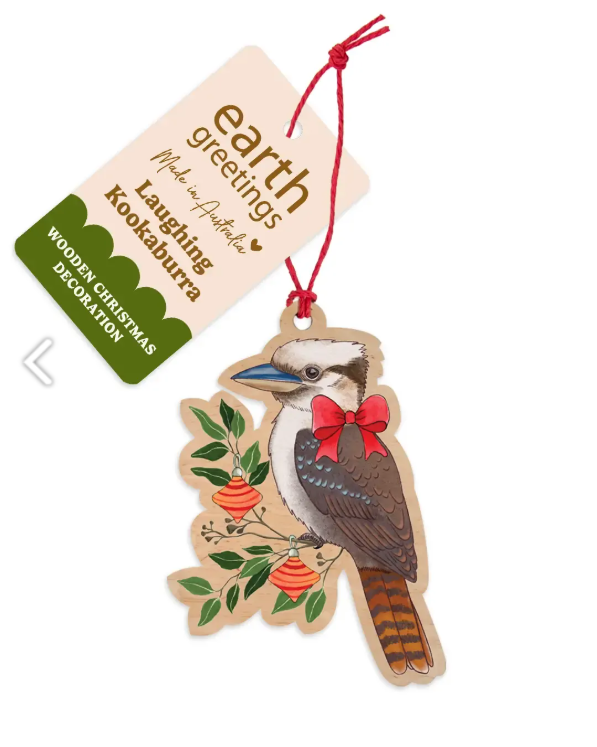 Earth Greetings Wooden Christmas Decoration (various)