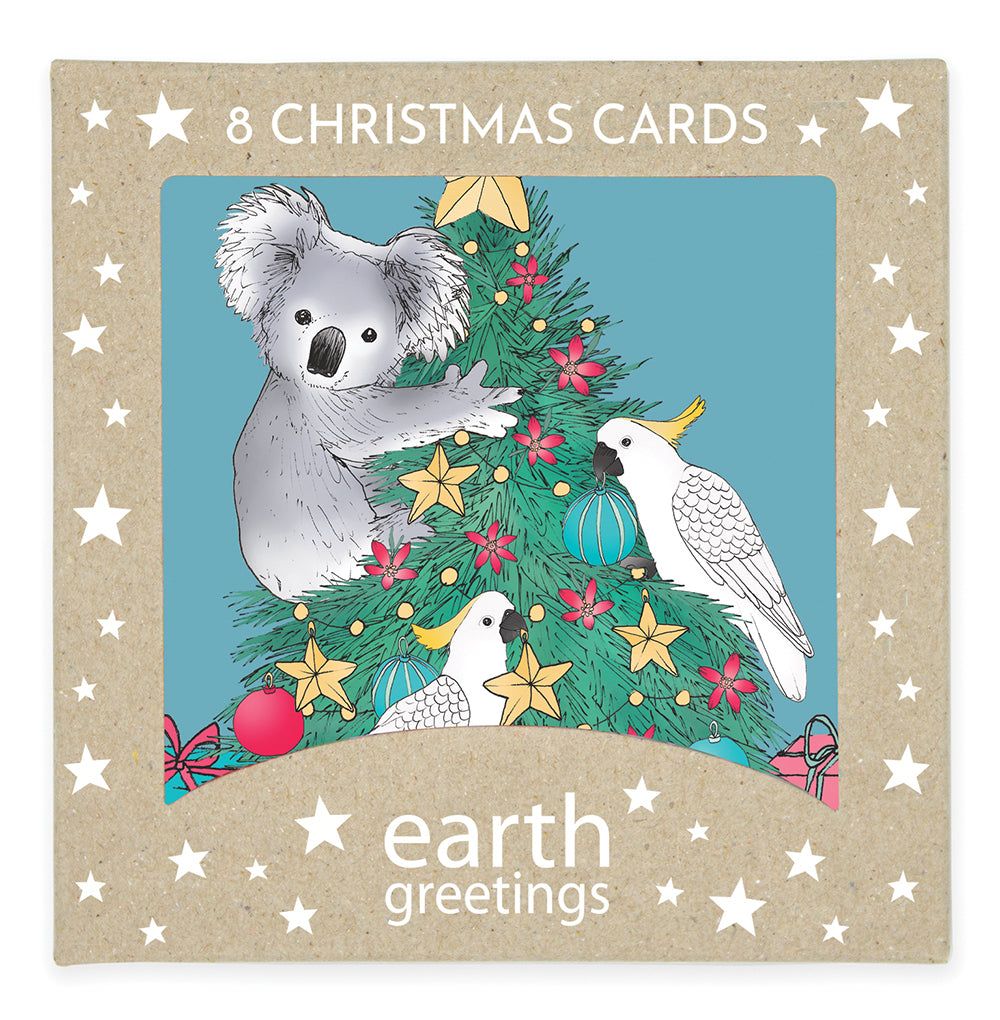 Earth Greetings Recycled Christmas Cards (8 pack)