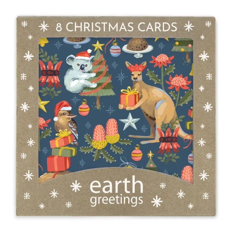 Earth Greetings Recycled Christmas Cards (8 pack)