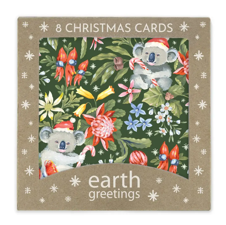 Earth Greetings Recycled Christmas Cards (8 pack)