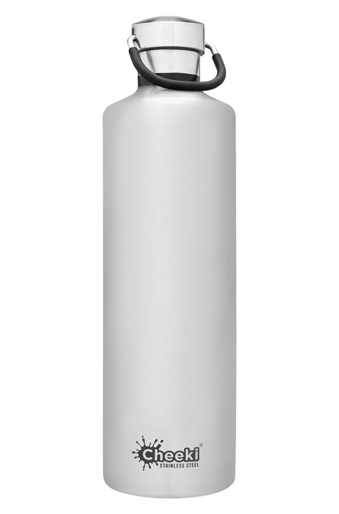 Cheeki Insulated Drink Bottle - 1L - Silver