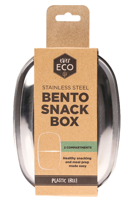 Ever Eco Stainless Steel Bento Snack Box 2 Compartment