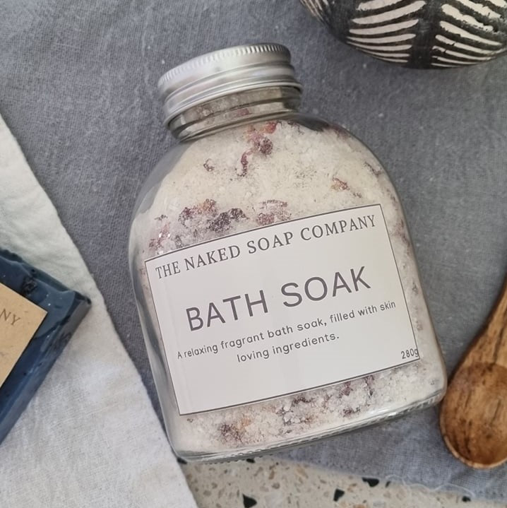 The Naked Soap Company - Epsom Salts, Milk and Roses Bath Soak
