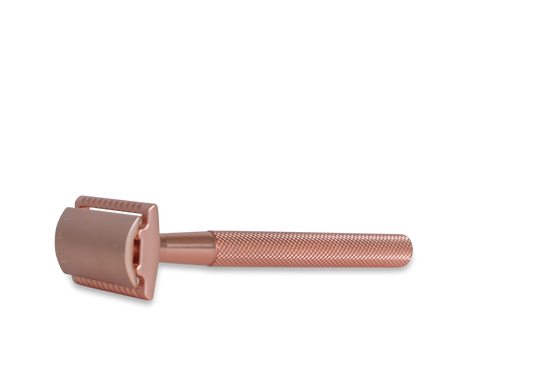 Kappi Reusable Safety Razor (Rose Gold & Matte Black)