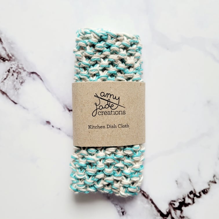 Muddy Boots Maker - Knitted Cotton Dish Cloth – Little Eco Shop