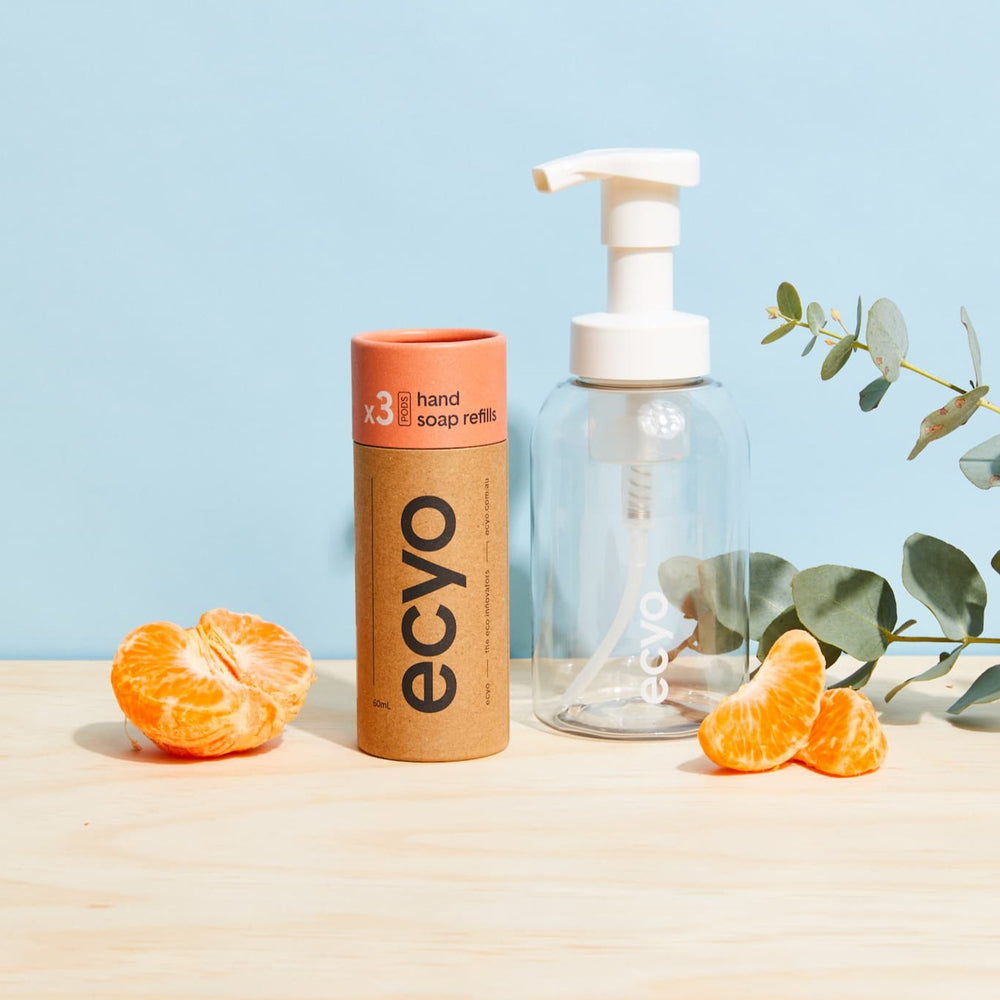 Ecyo – Hand Soap Starter Pack (Bottle & 3 Refills)