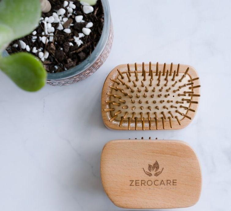 ZeroCare Bamboo Detangle Hairbrush