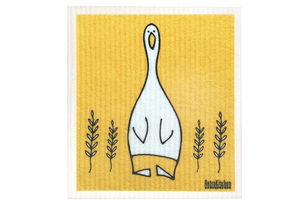 Retro Kitchen Dish Cloth Duck Little Eco Shop   Duck 