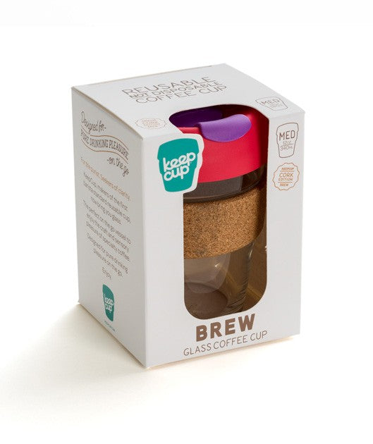 KeepCup - ‘Brew - Cork Edition’ - 12oz - Almond